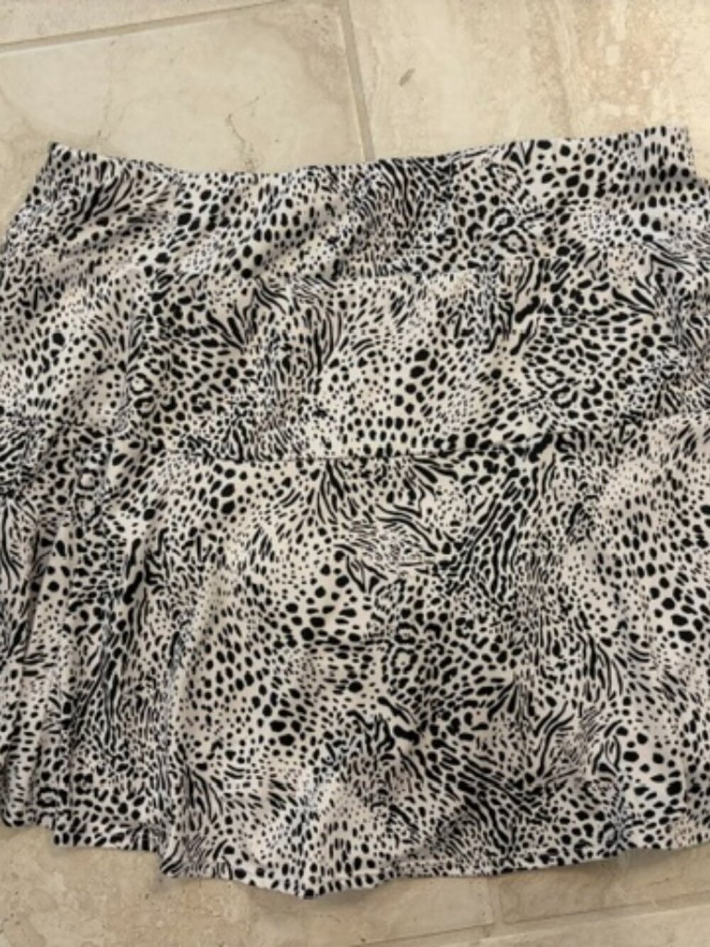 Emerald 18 Leopard Print Women's Athletic Skort Sz XL Activewear Workout Sporty - Picture 4 of 9